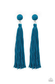 Tightrope Tassel - Blue